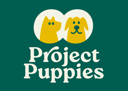 Project Puppies Logo Dark Vertical
